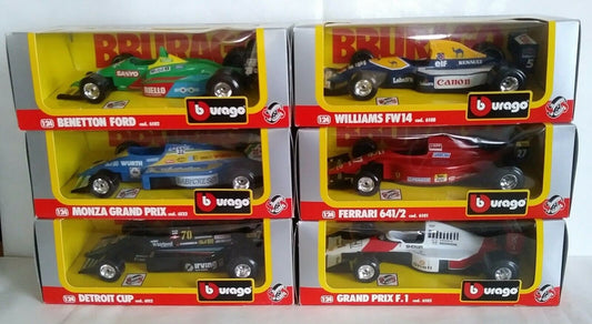 F1 BURAGO 1:24 SCEGLI DAL MENU A TENDINA