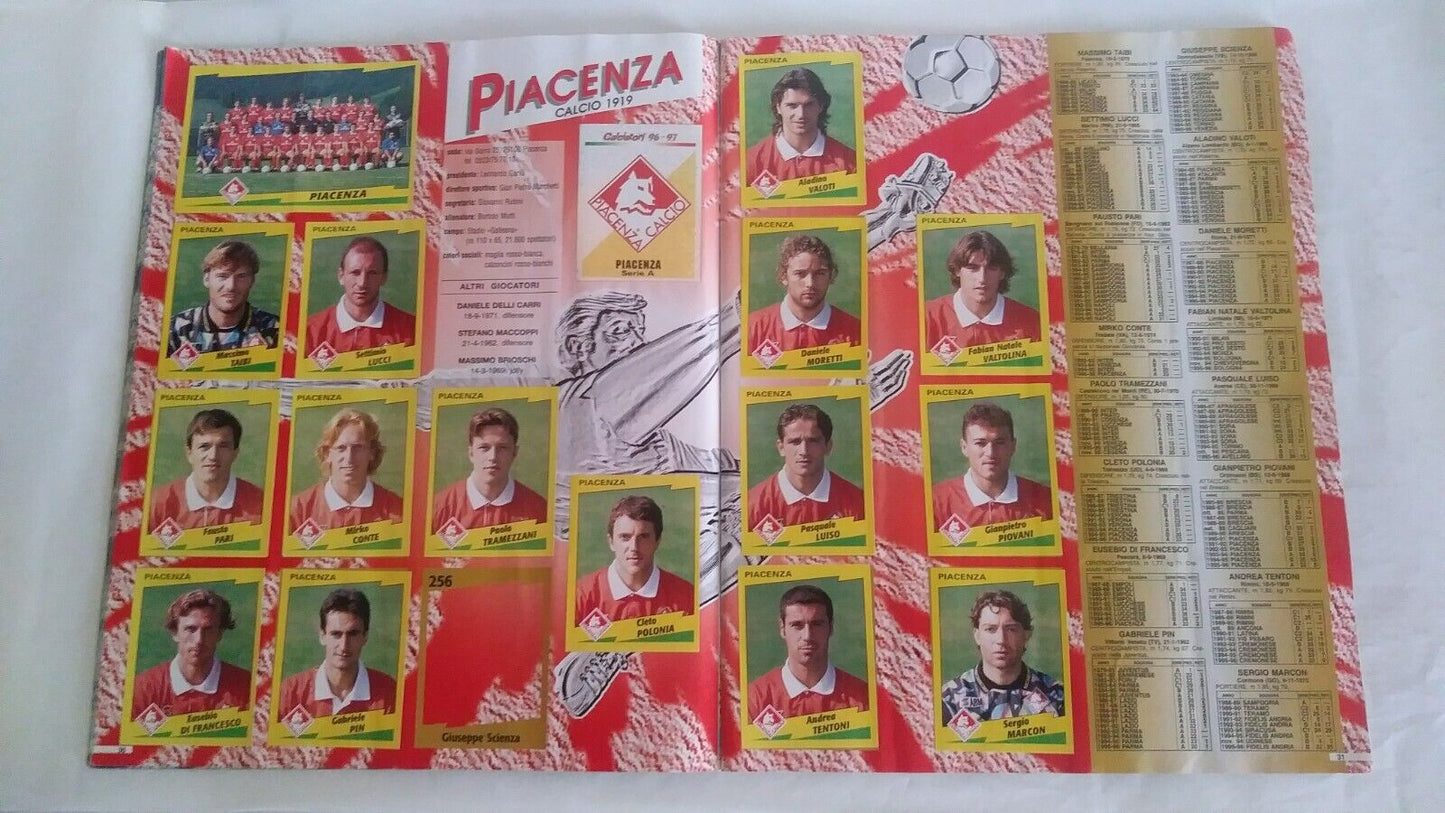 ALBUM CALCIATORI PANINI 1996-97