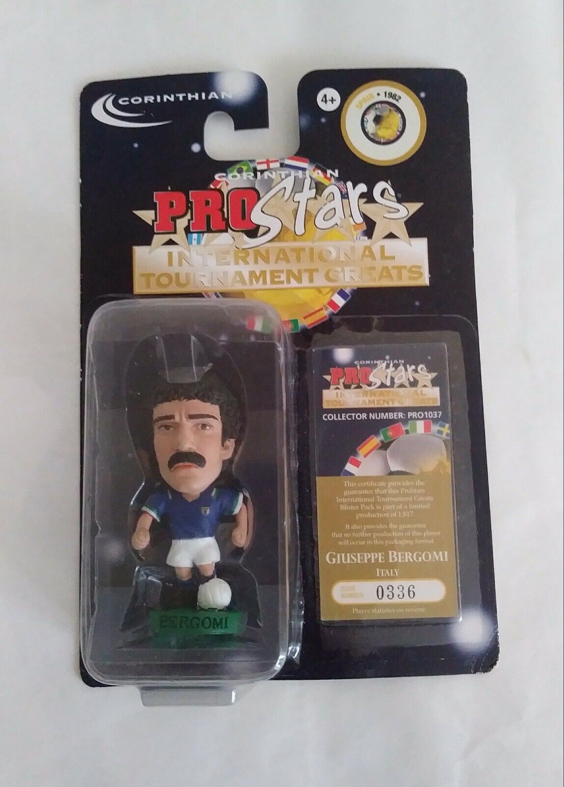 CORINTHIAN PROSTARS-SUPERSTARS SCEGLI LE ACTION FIGURES DAL MENU A TENDINA