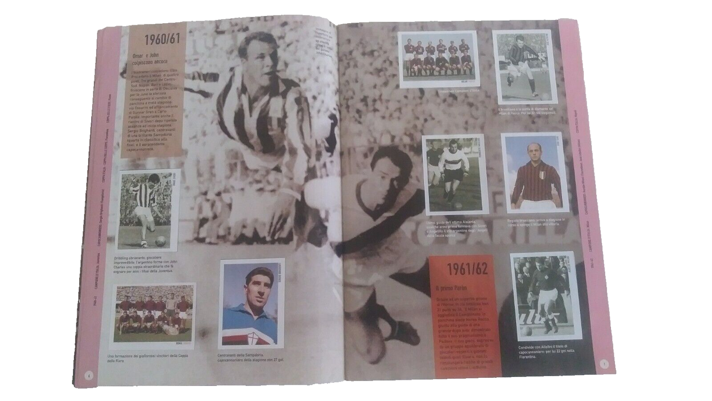 SUPERALBUM STORIA E MITI DEL CALCIO ITALIANO GAZZETTA SPORT COMPLETO/FULL