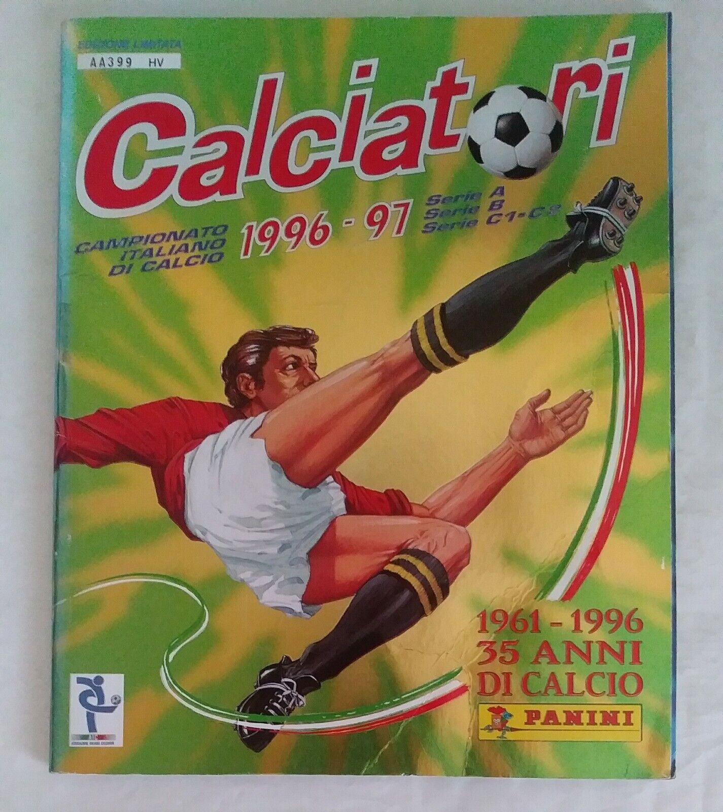 ALBUM CALCIATORI PANINI 1996-97 LIMITED EDITION