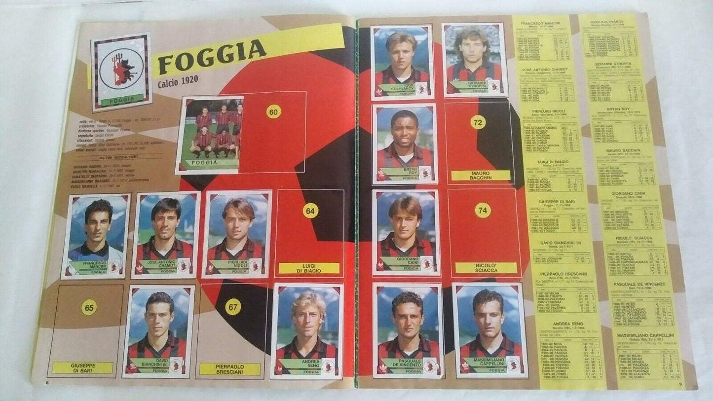 ALBUM CALCIATORI PANINI 1993-94