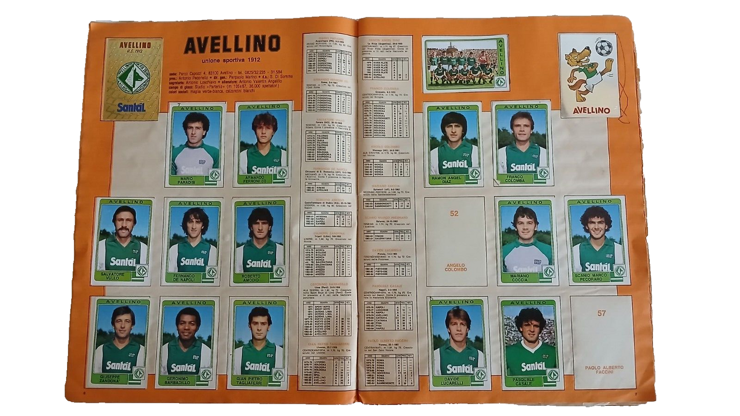 ALBUM CALCIATORI PANINI 1984-85 DA RECUPERO