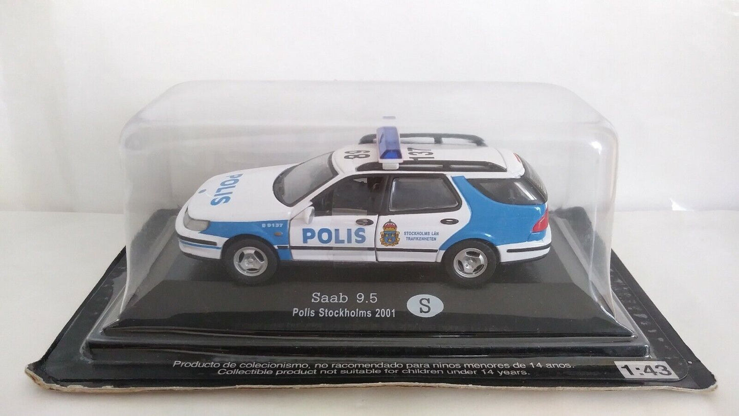 AUTO DELLA POLIZIA DA COLLEZIONE 1:43 SCEGLI DAL MENU A TENDINA