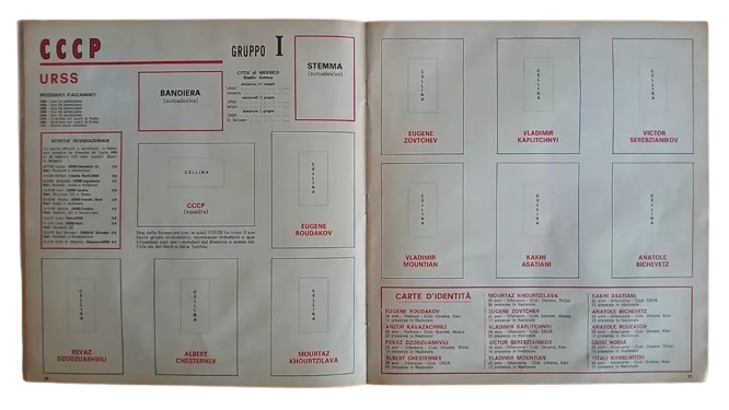 ALBUM CALCIATORI PANINI WORLD CUP MEXICO 70 VUOTO/EMPTY