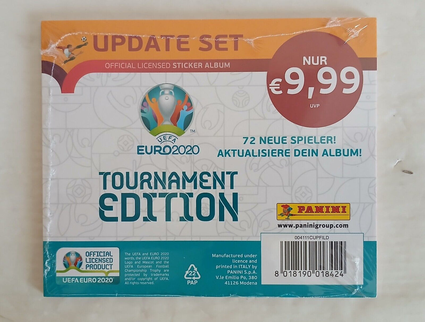 SET AGGIORNAMENTI SIGILLATO - UPLOAD SEALED SET PANINI SCEGLI