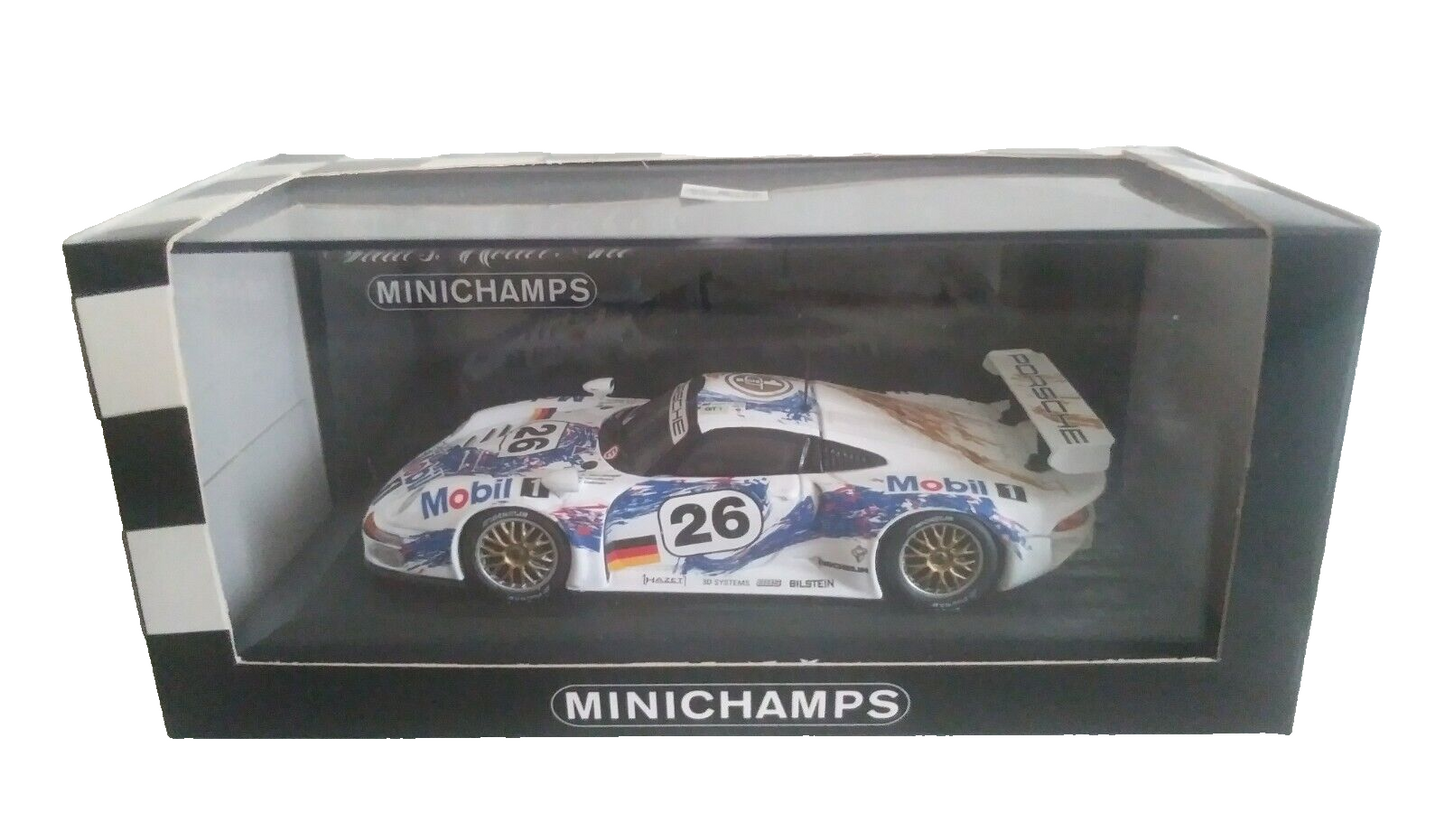 PORSCHE 911 GT1 LE MANS 1996 MINICHAMPS SCALA 1/43