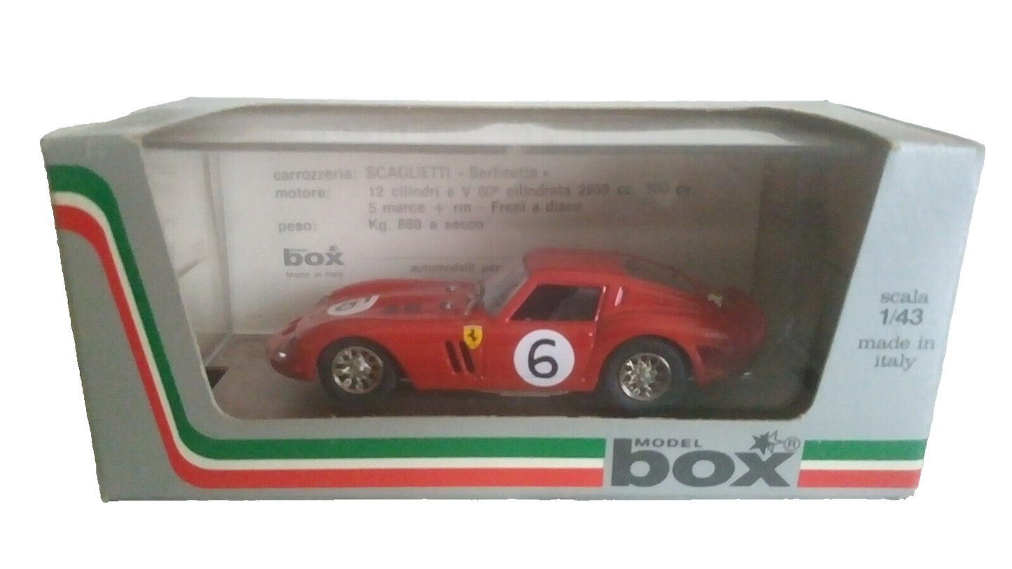 FERRARI 250 GT0 MODEL BOX SCALA 1/43