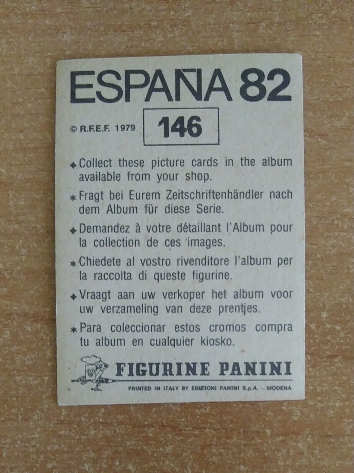 FIGURINE CALCIATORI PANINI ESPANA 82 SCEGLI DAL MENU A TENDINA