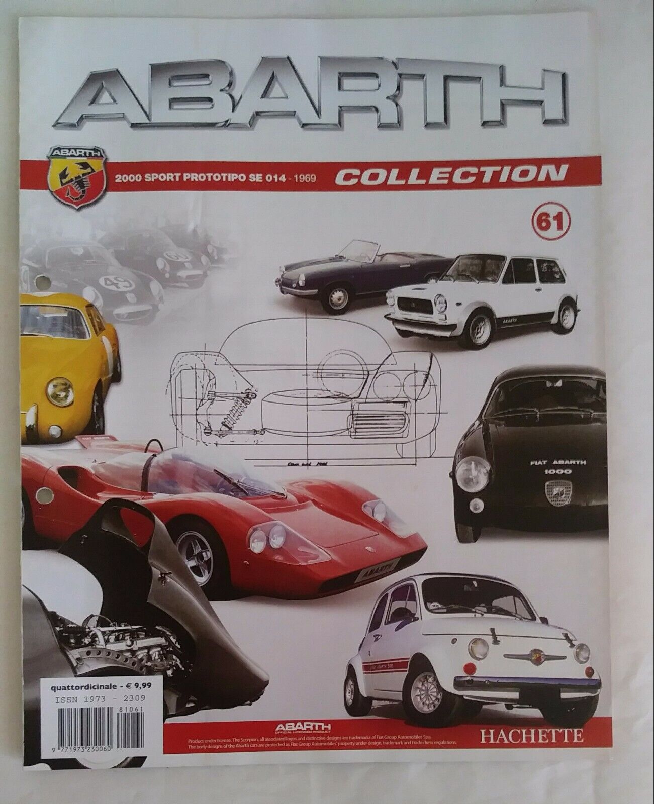 ABARTH COLLECTION FASCICOLI SCEGLI DAL MENU A TENDINA