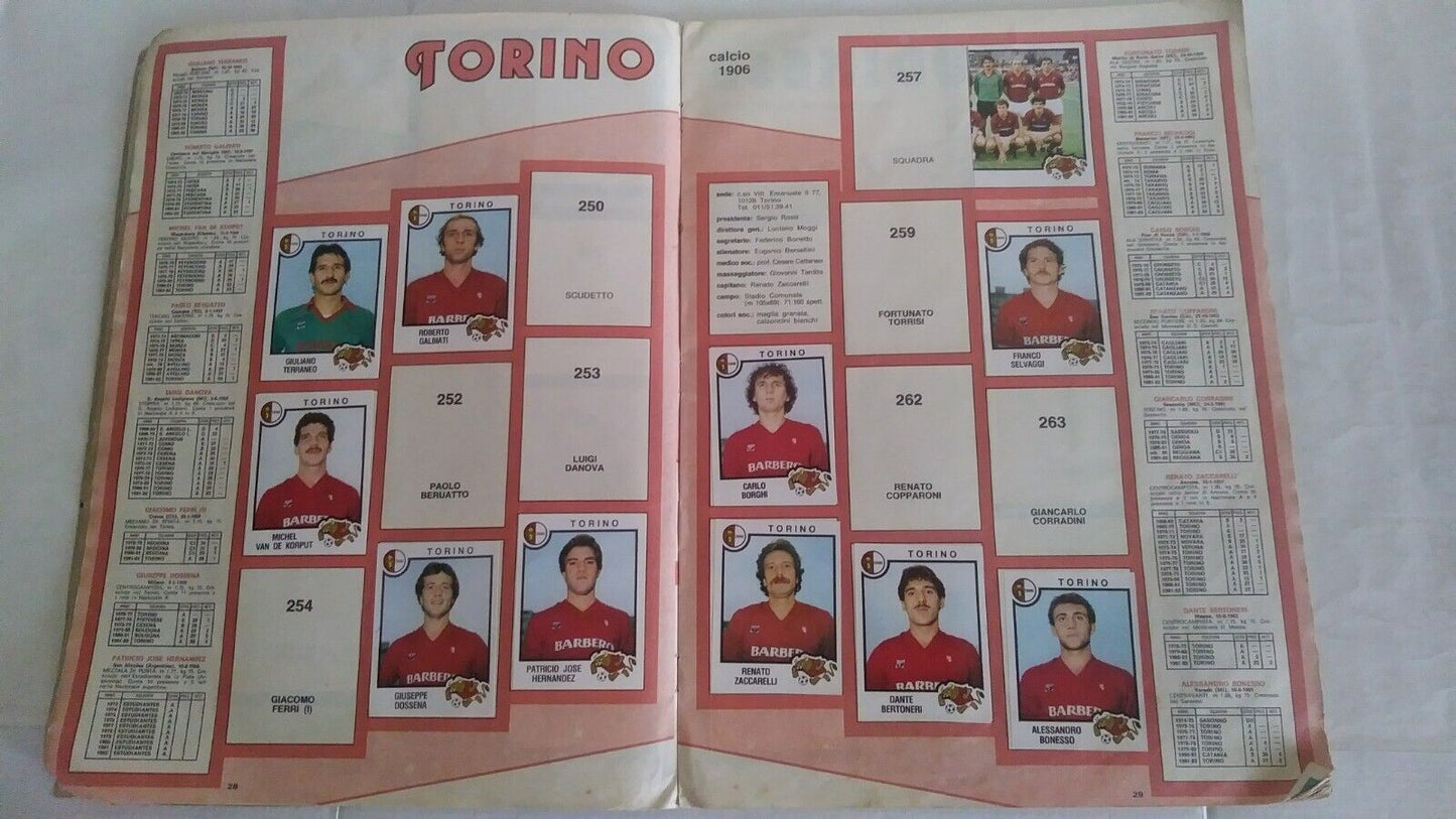 ALBUM CALCIATORI PANINI 1982-83 DA RECUPERO