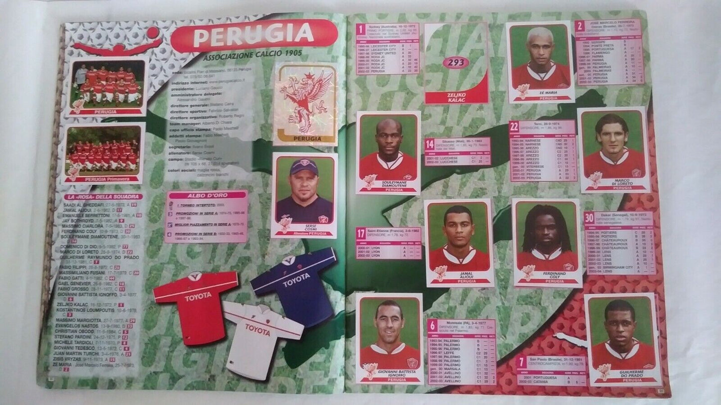 ALBUM CALCIATORI PANINI 2003-2004