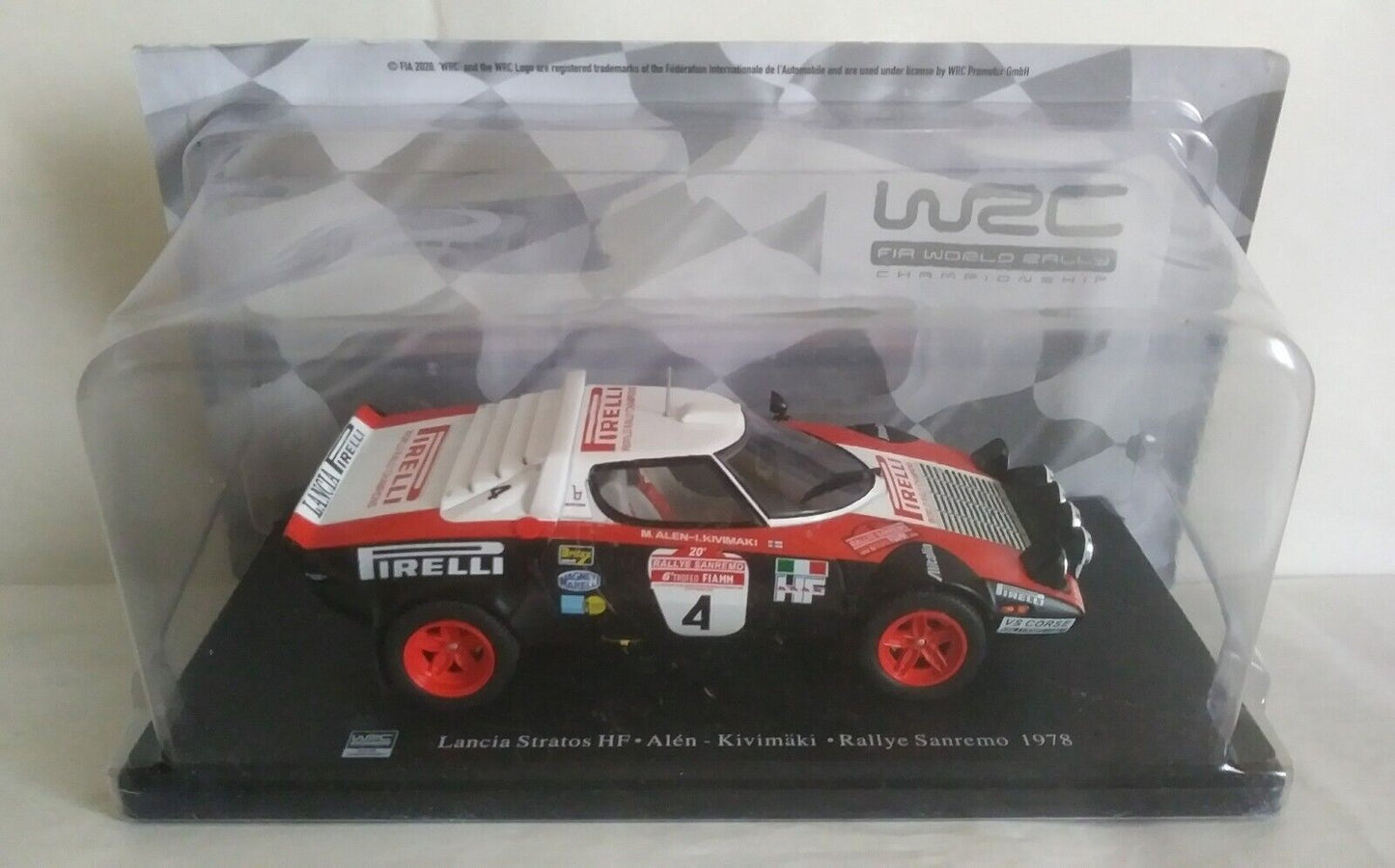 WRC FIA WORLD RALLY CHAMPIONSHIP 1:24 SCEGLI DAL MENU A TENDINA