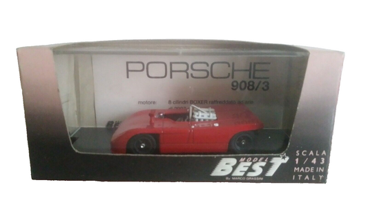 PORSCHE 908/3 BEST MODEL SCALA 1/43