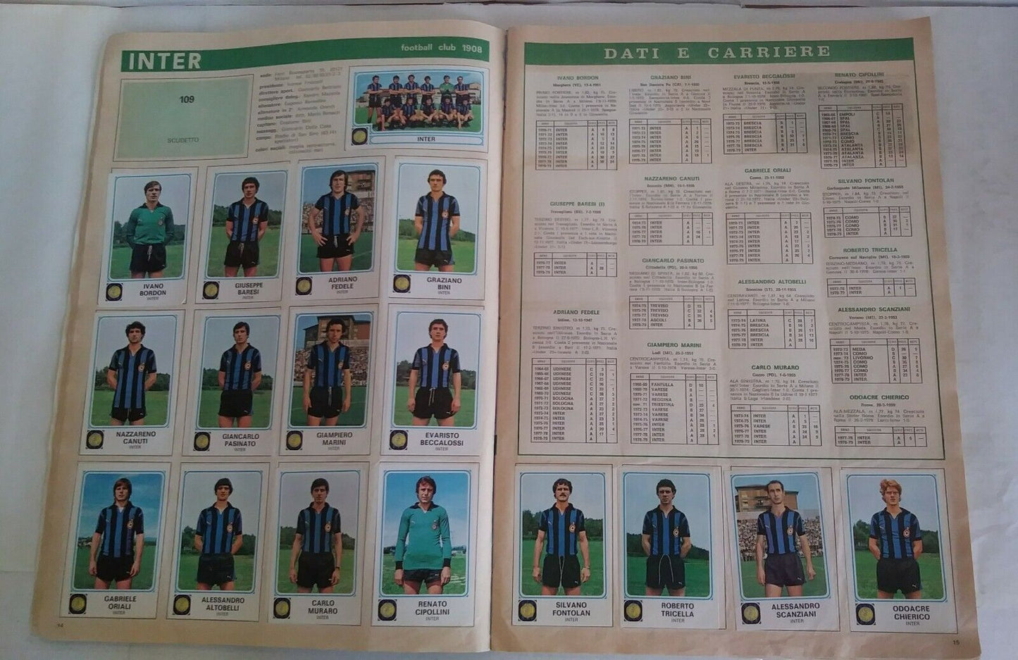 ALBUM CALCIATORI PANINI 1978-79 DA RECUPERO