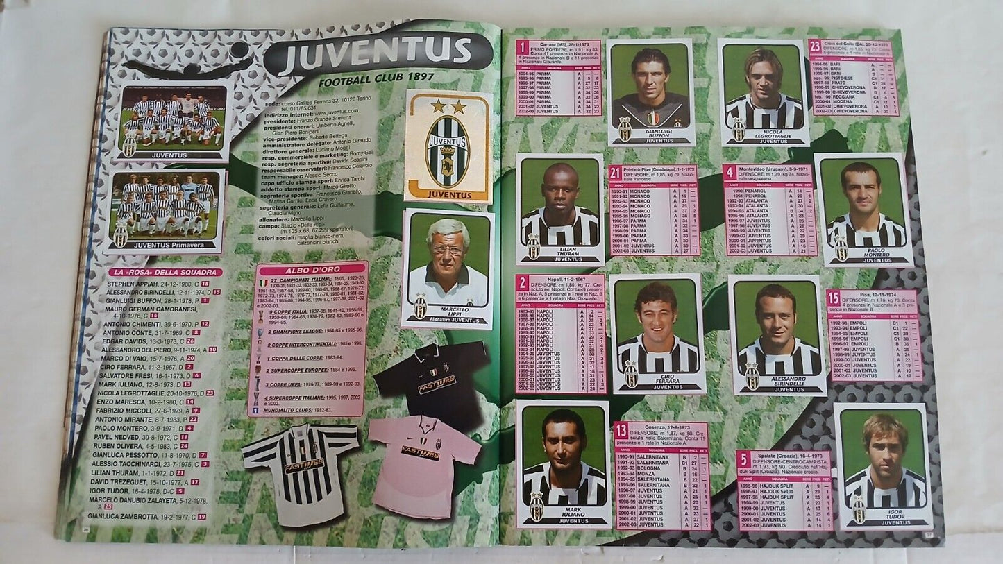 ALBUM CALCIATORI PANINI 2003-2004