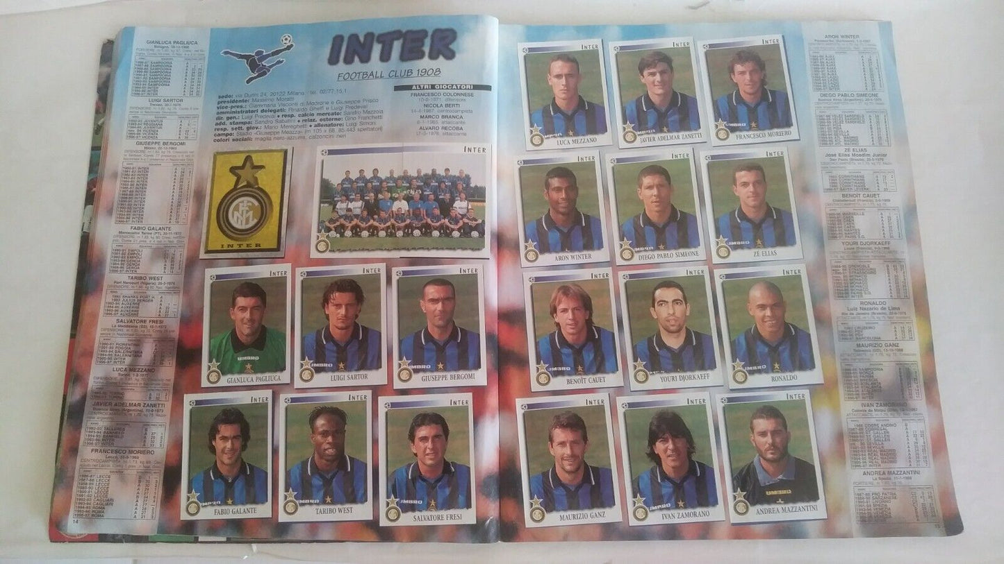 ALBUM CALCIATORI PANINI 1997-98