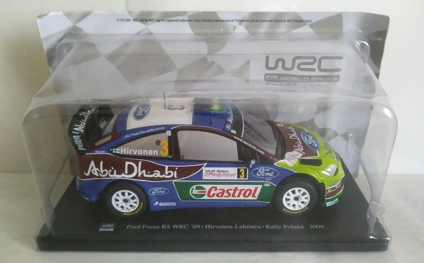 WRC FIA WORLD RALLY CHAMPIONSHIP 1:24 SCEGLI DAL MENU A TENDINA