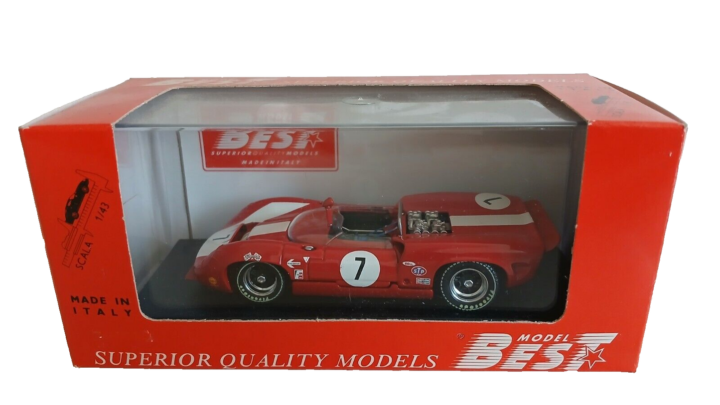 LOLA T70 SPYDER RIVERSIDE 1966 BEST MODEL SCALA 1/43