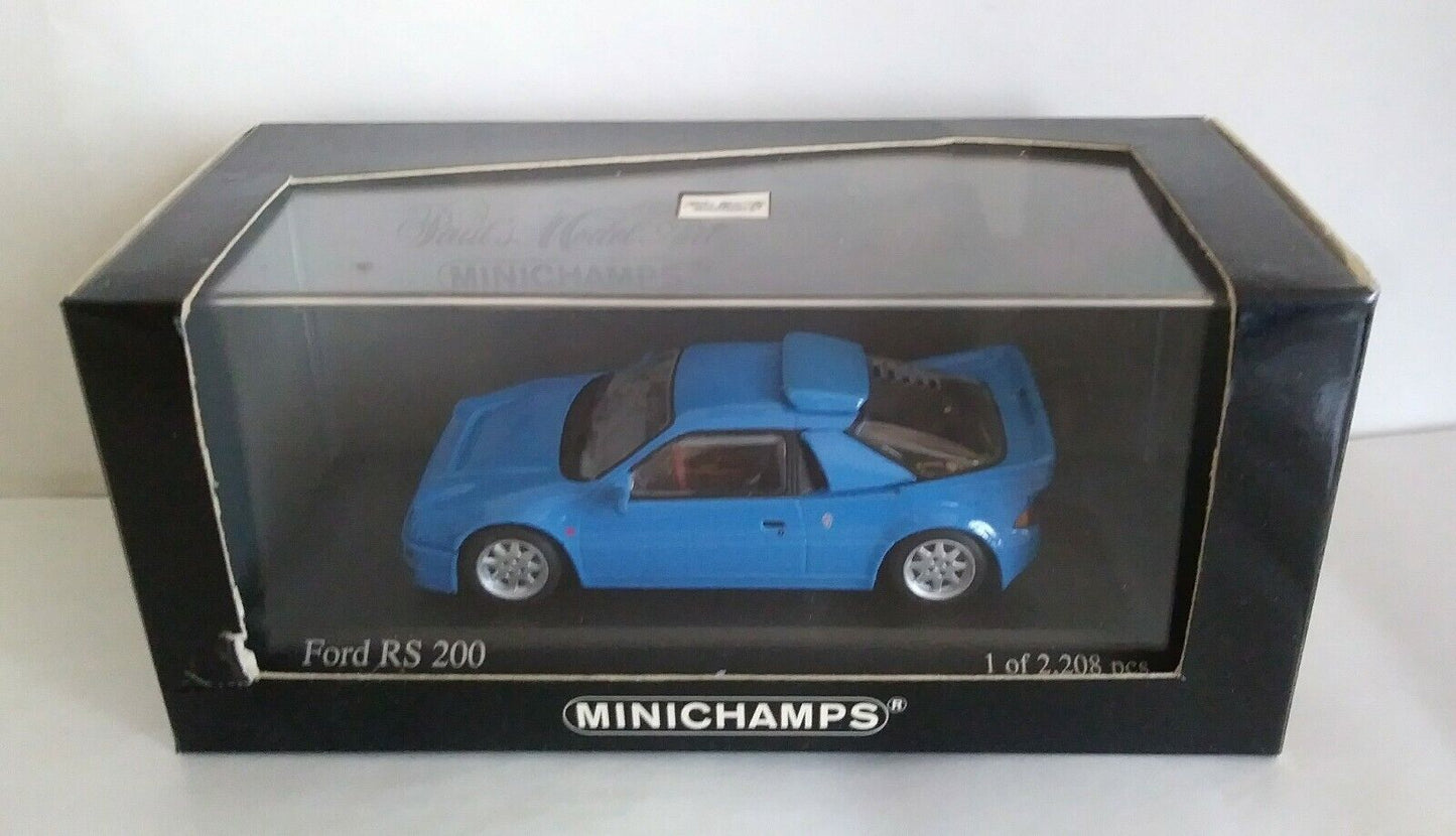 FORD RS 200 1988 MINICHAMPS SCALA 1/43