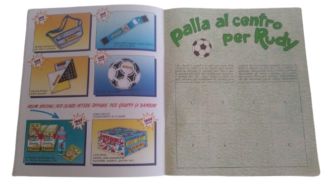 ALBUM PANINI PALLA AL CENTRO PER RUDY