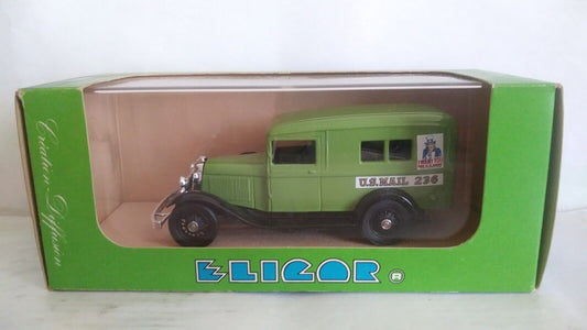 FORD V8 FOURGON "U.S. MAIL" 1934 ELIGOR SCALA 1/43