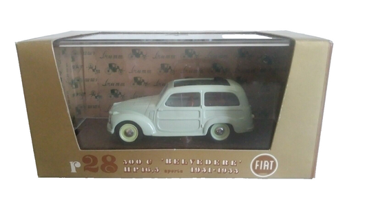 FIAT 500C BELVEDERE 1951-1953 BRUMM 1/43