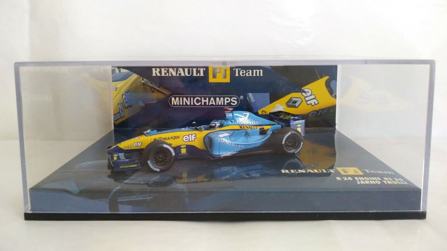 RENAULT F1 TEAM JARNO TRULLI MINICHAMPS SCALA 1/43