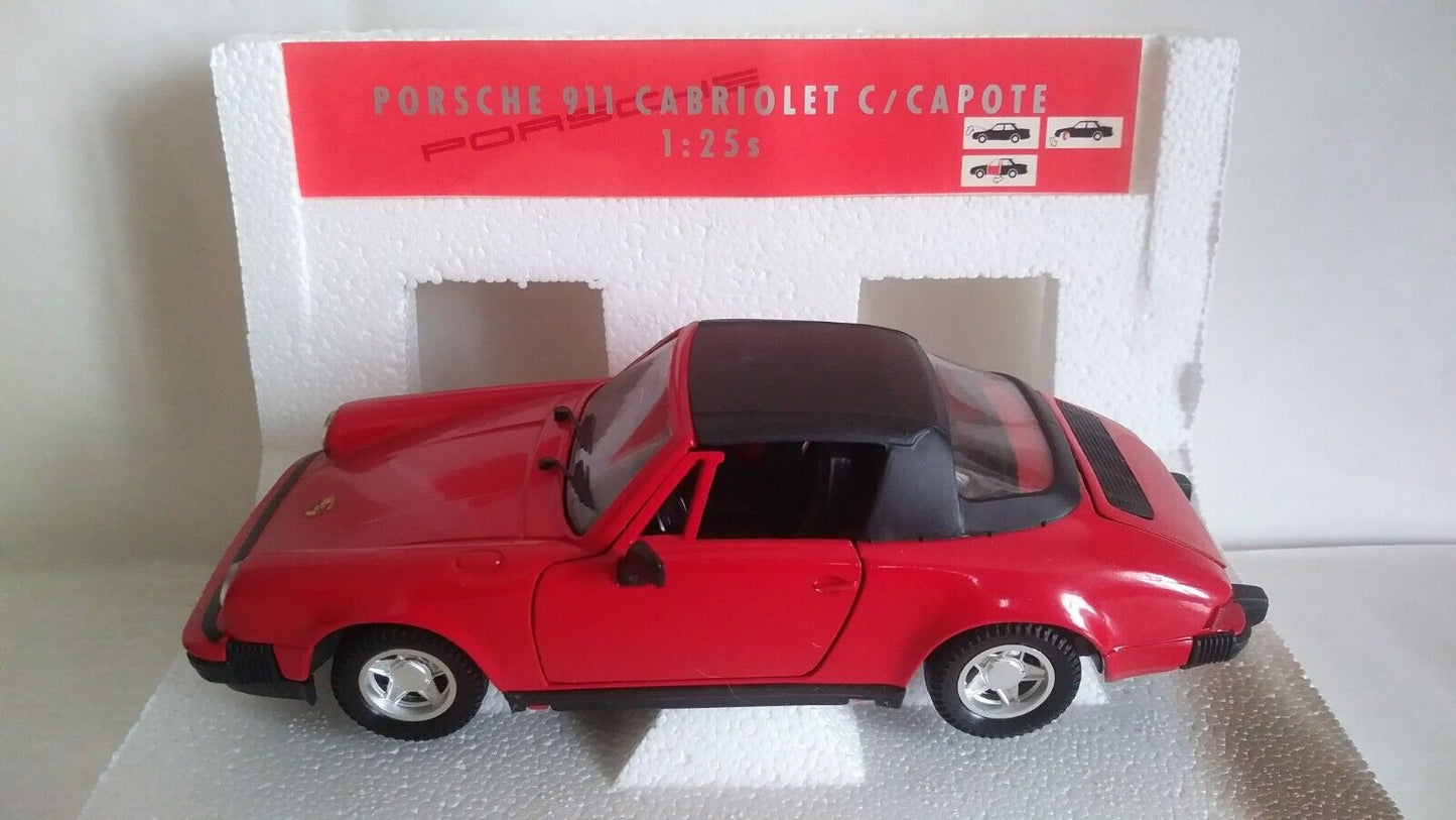 PORSCHE 911 CABRIOLET C/CAPOTE POLISTIL SCALA 1/25