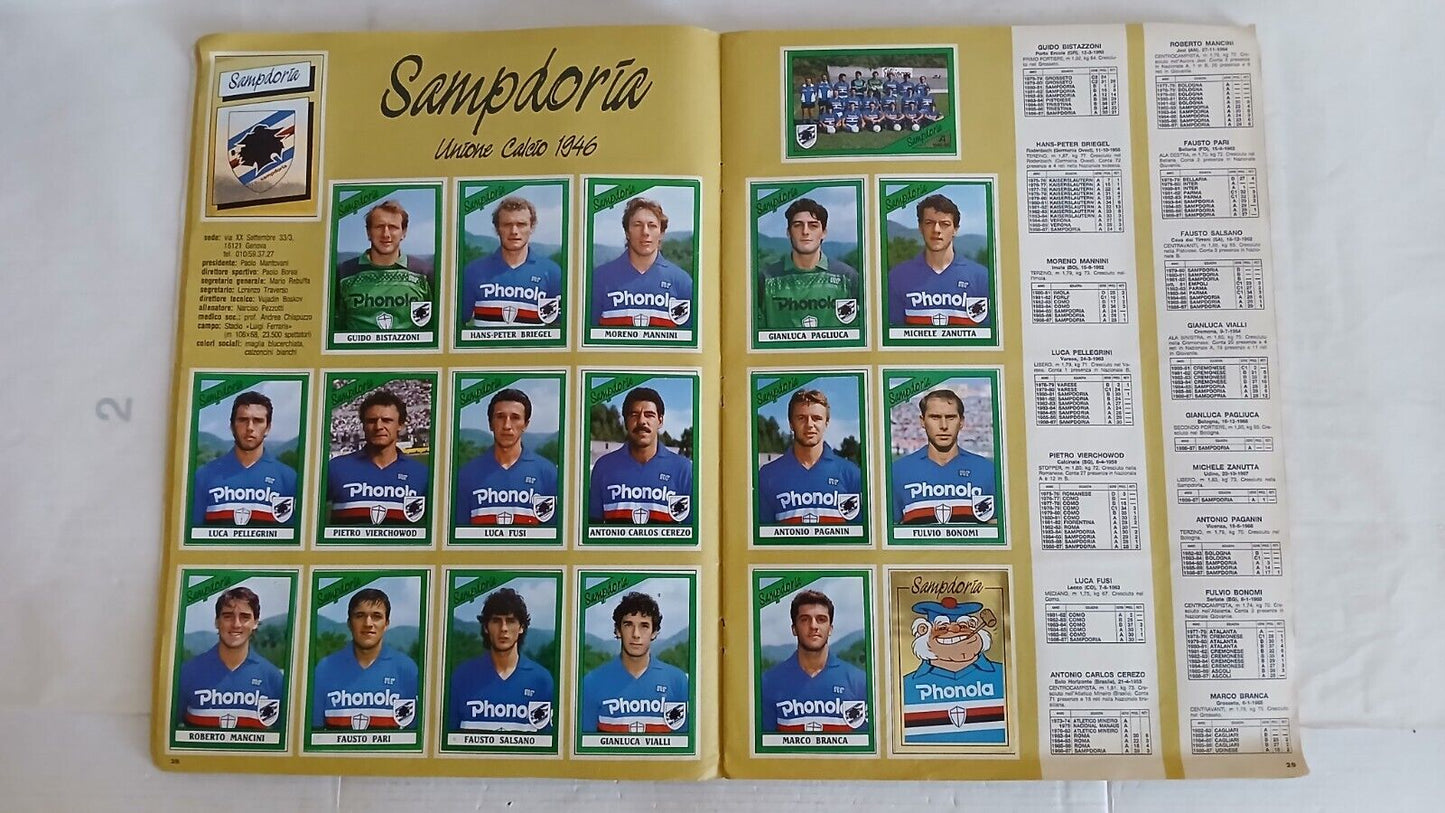 ALBUM CALCIATORI PANINI 1987-88