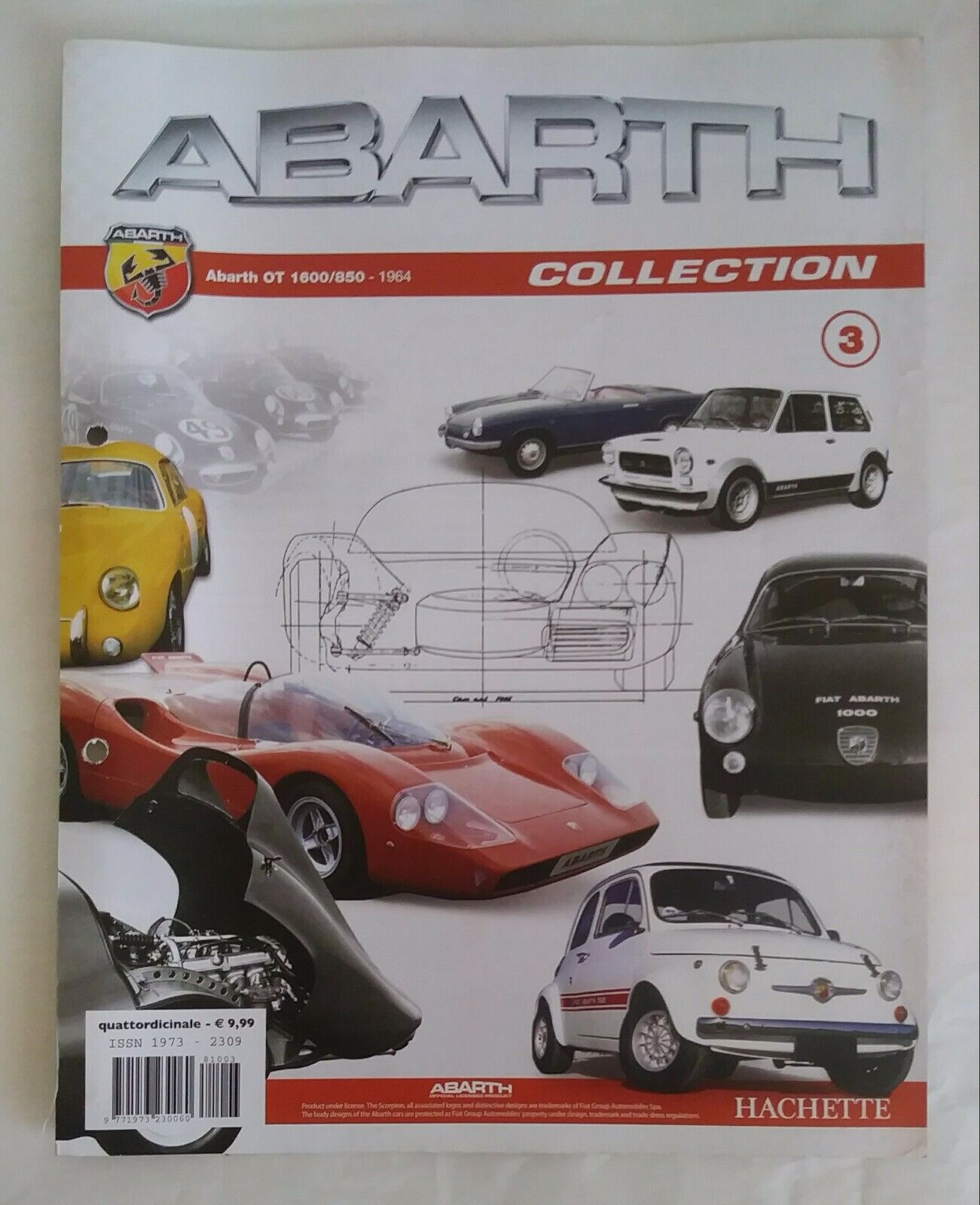 ABARTH COLLECTION FASCICOLI SCEGLI DAL MENU A TENDINA