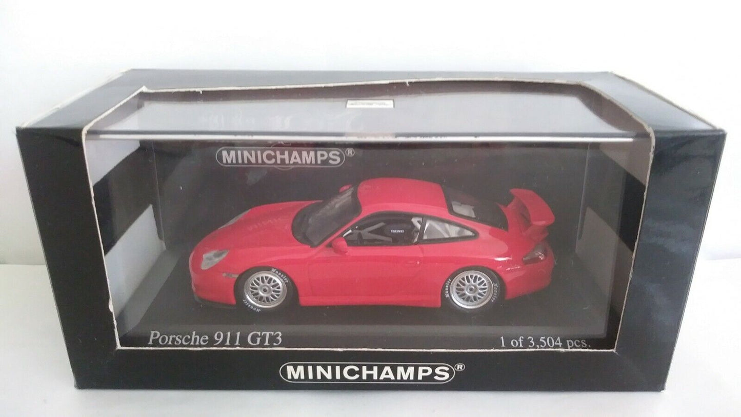 PORSCHE 911 GT3 MINICHAMPS SCALA 1/43