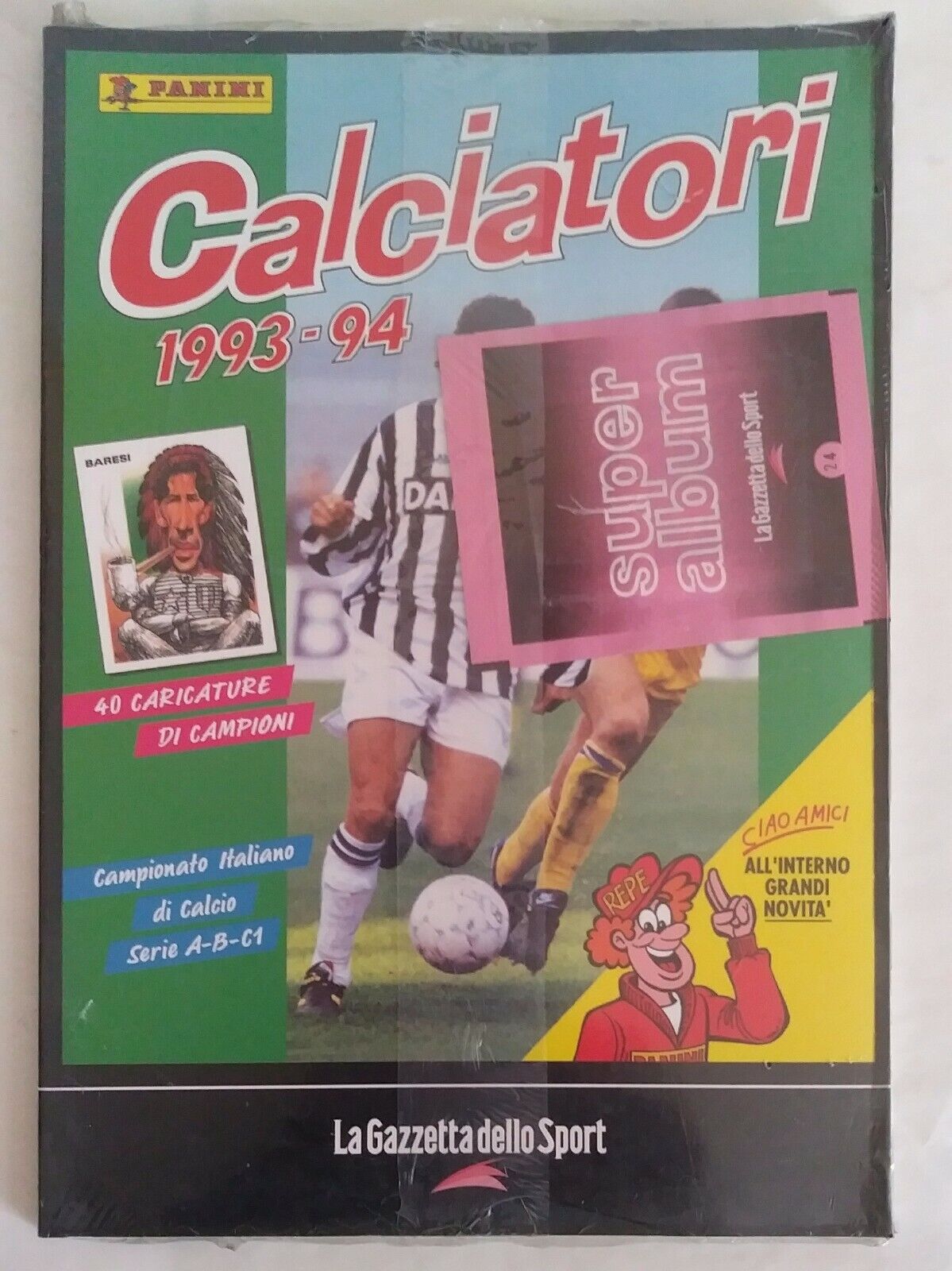 ALBUM CALCIATORI PANINI RISTAMPE LA GAZZETTA SCEGLI DAL MENU A TENDINA