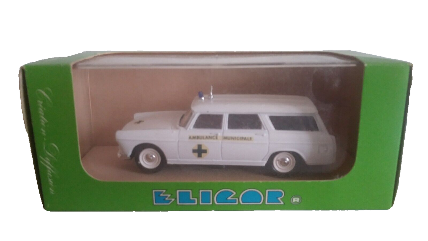 PEUGEOT 404 AMBULANCE 1964 ELIGOR SCALA 1/43