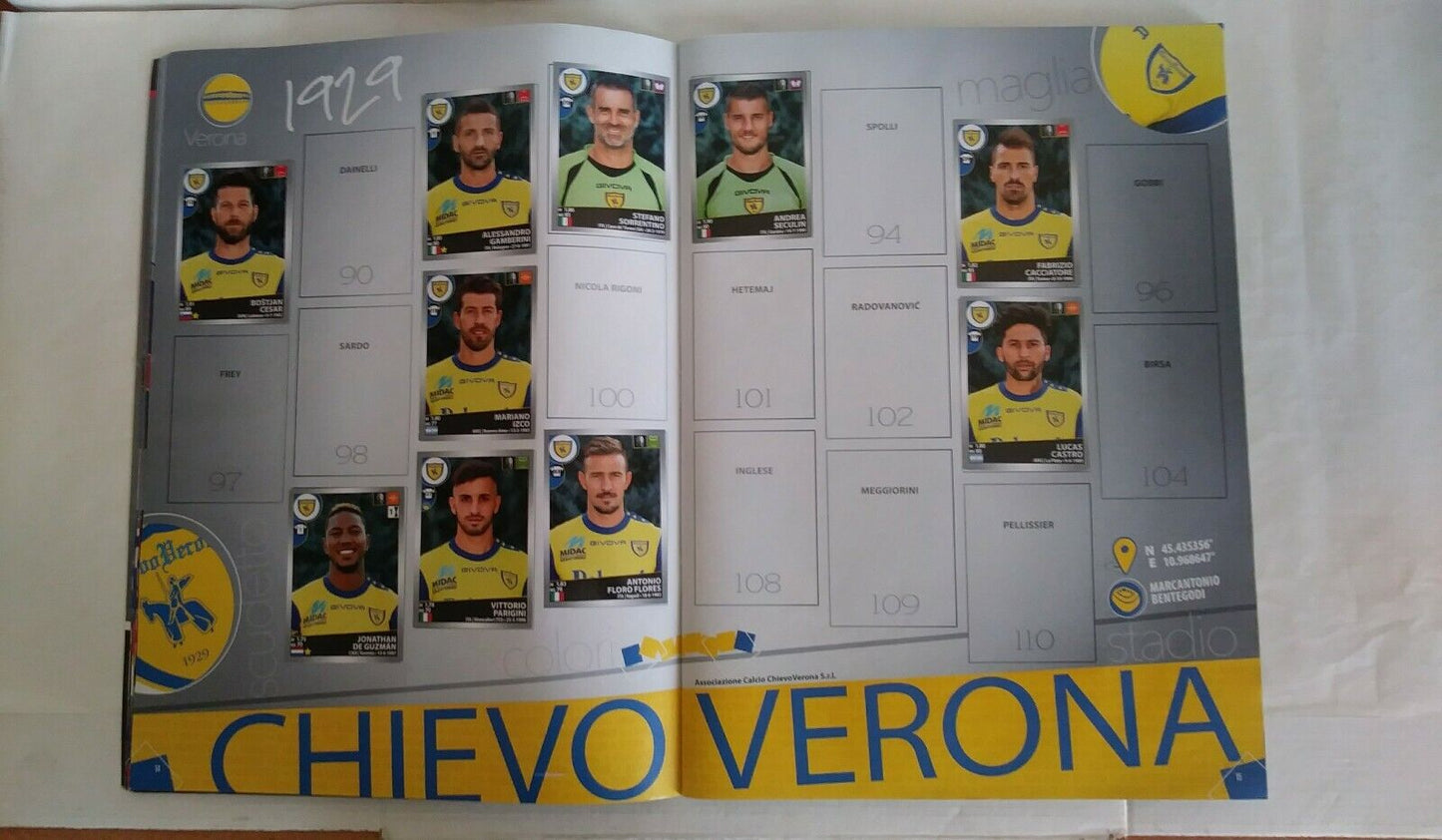 ALBUM CALCIATORI PANINI 2016-2017