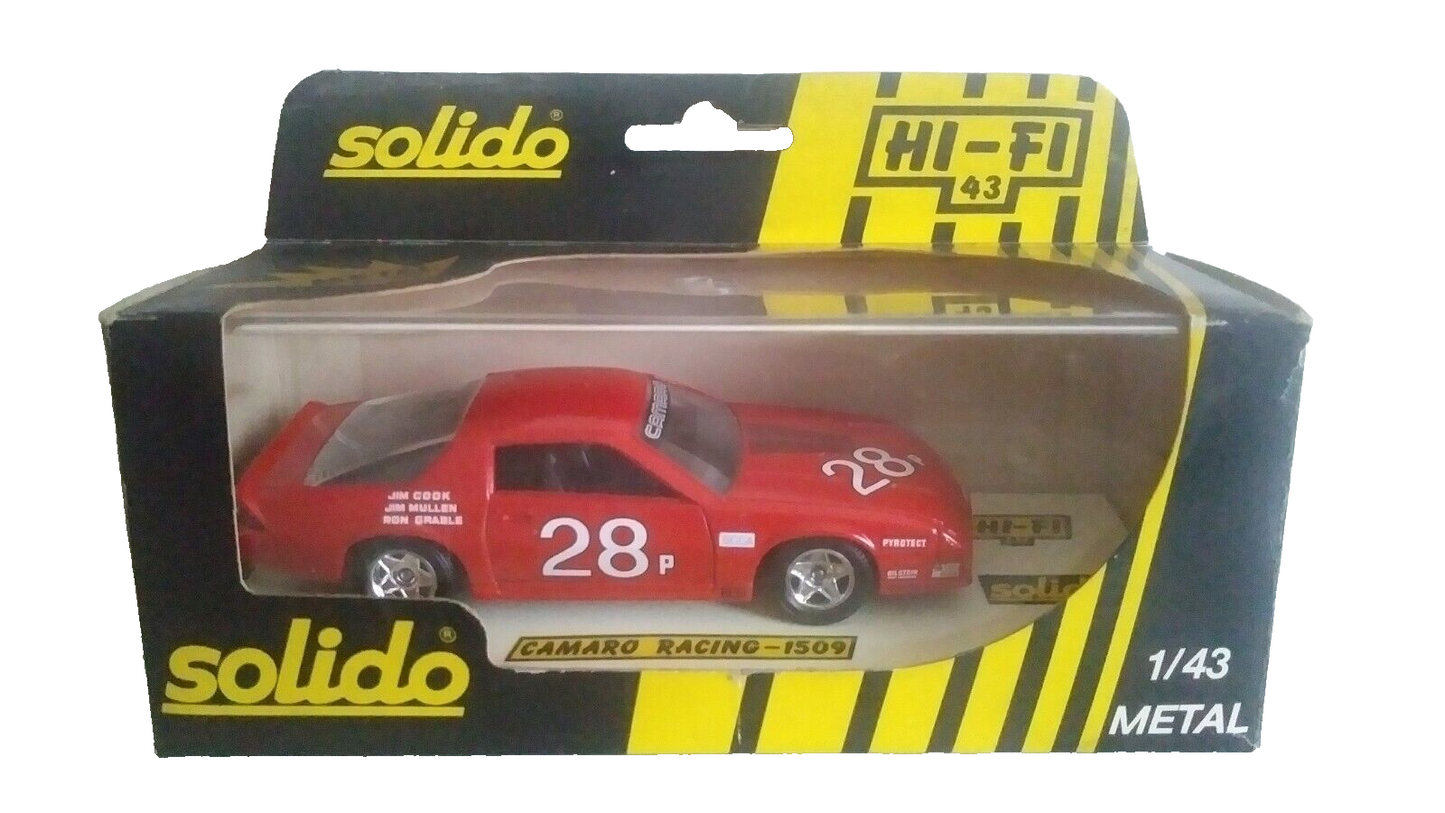 CHEVROLET CAMARO RACING SOLIDO 1/43