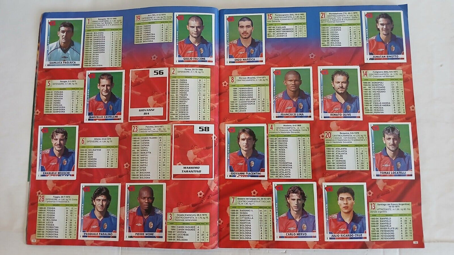 ALBUM CALCIATORI PANINI 2000-01