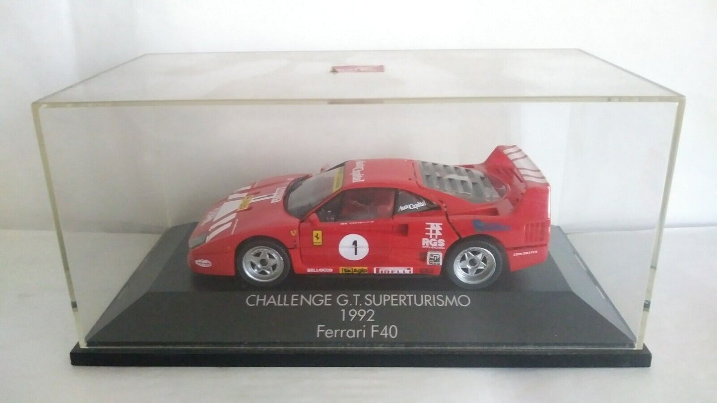 FERRARI F40 CHALLANGE GT SUPERTURISMO 1992 HERPA SCALA 1/43