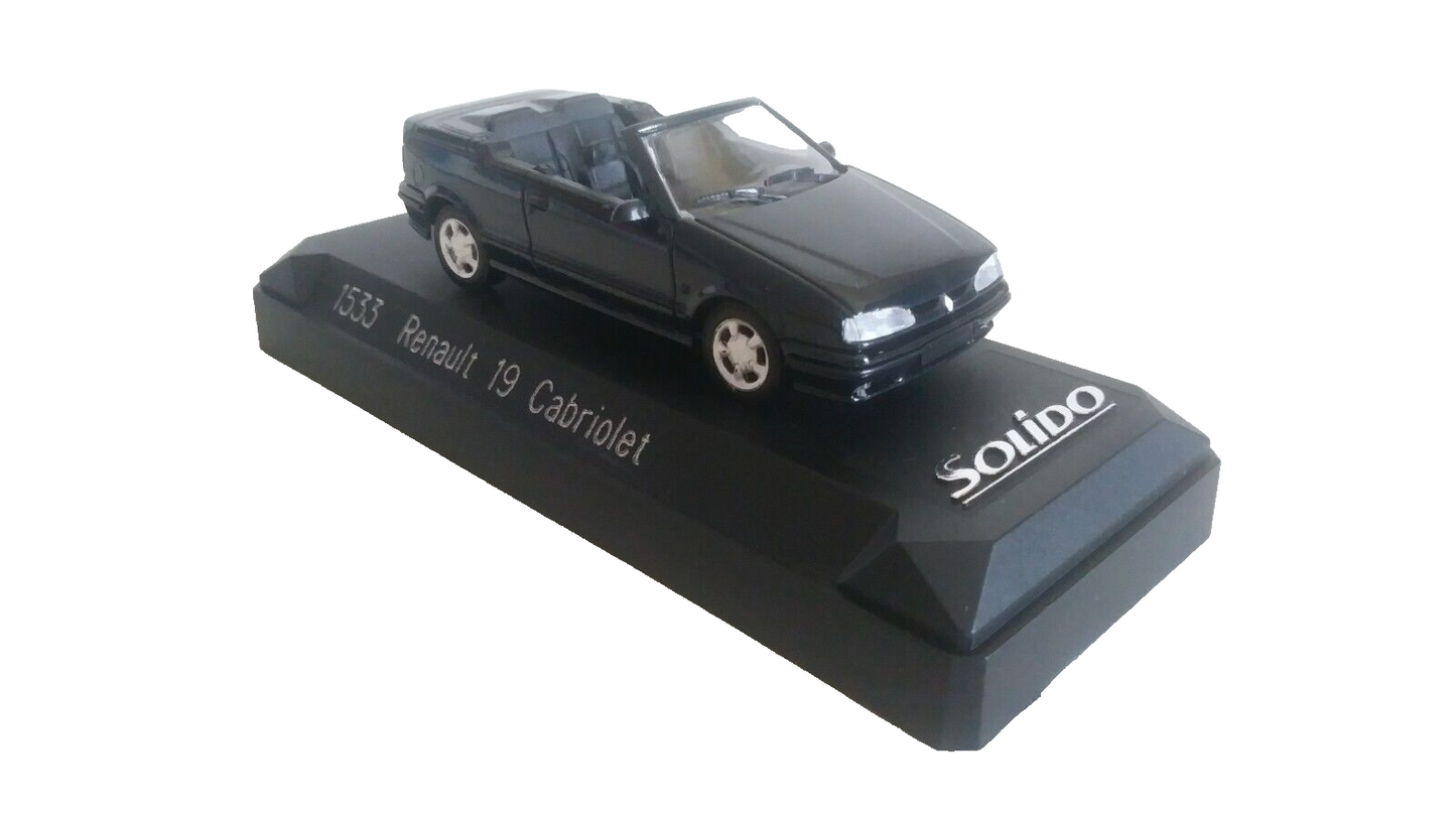 RENAULT 19 CABRIOLET SOLIDO SCALA 1/43