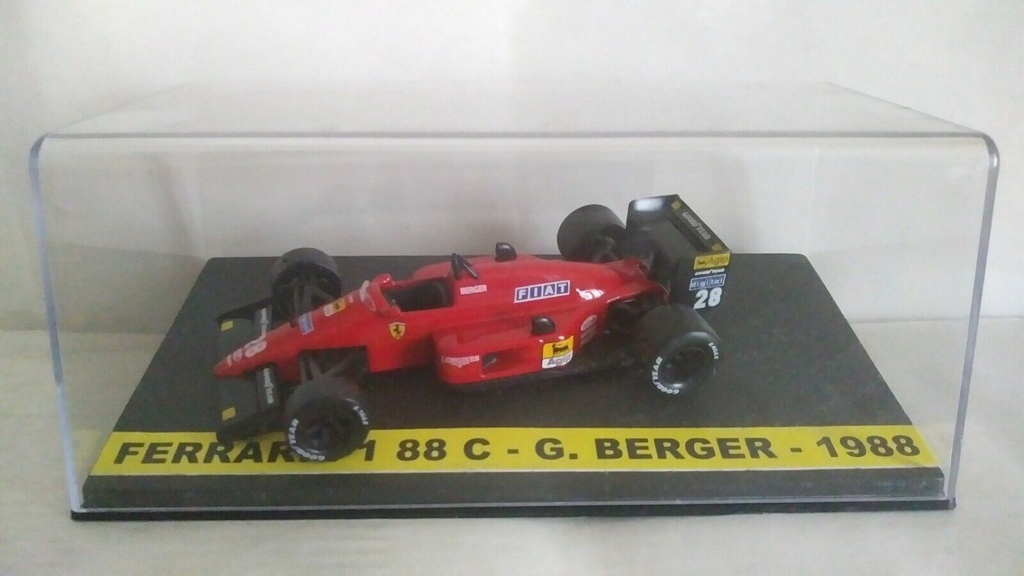 FERRARI F1 88C - 1988 GERHARD BERGER SCALA 1/43