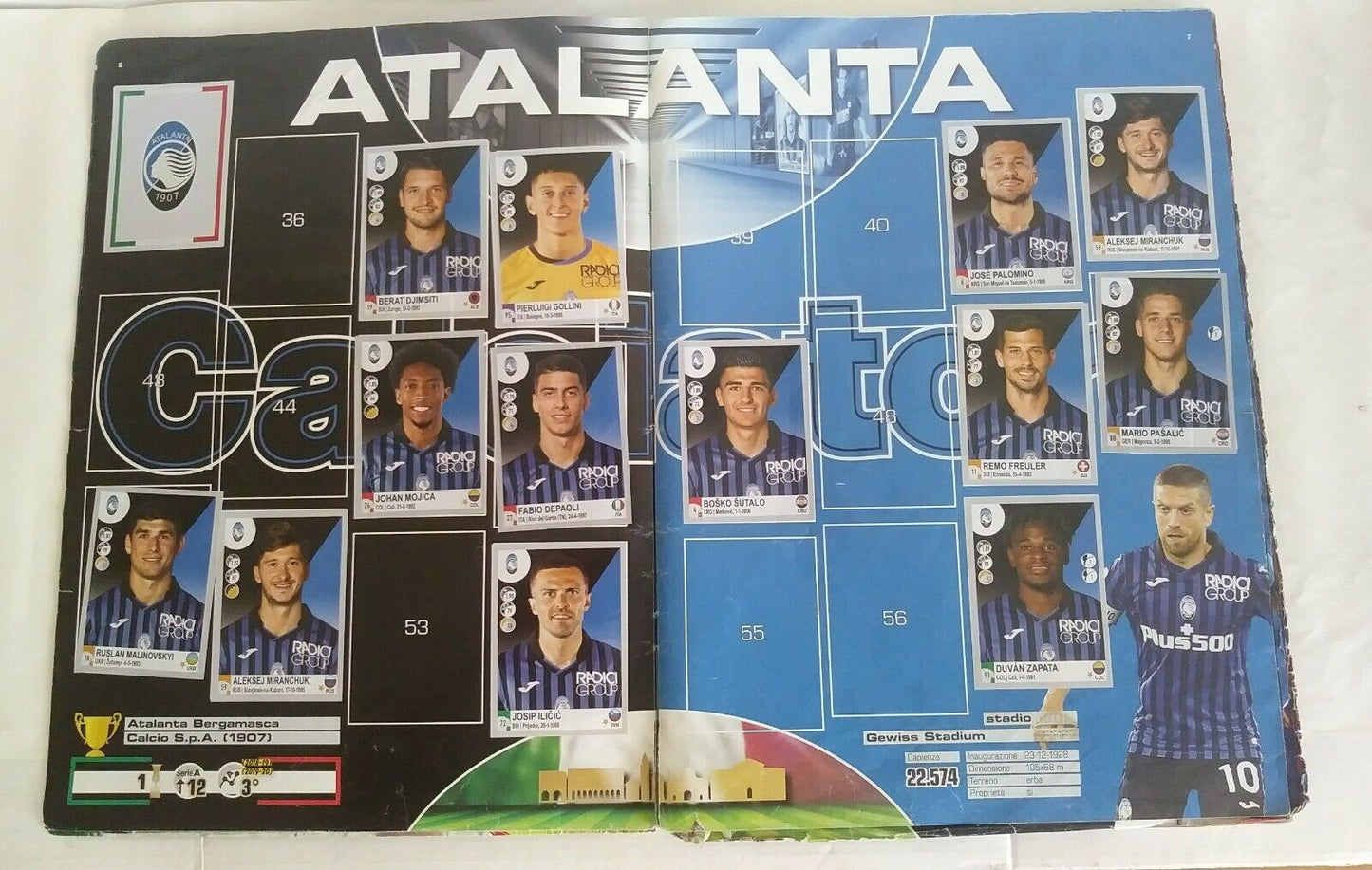 ALBUM CALCIATORI PANINI 2020-21 DA RECUPERO