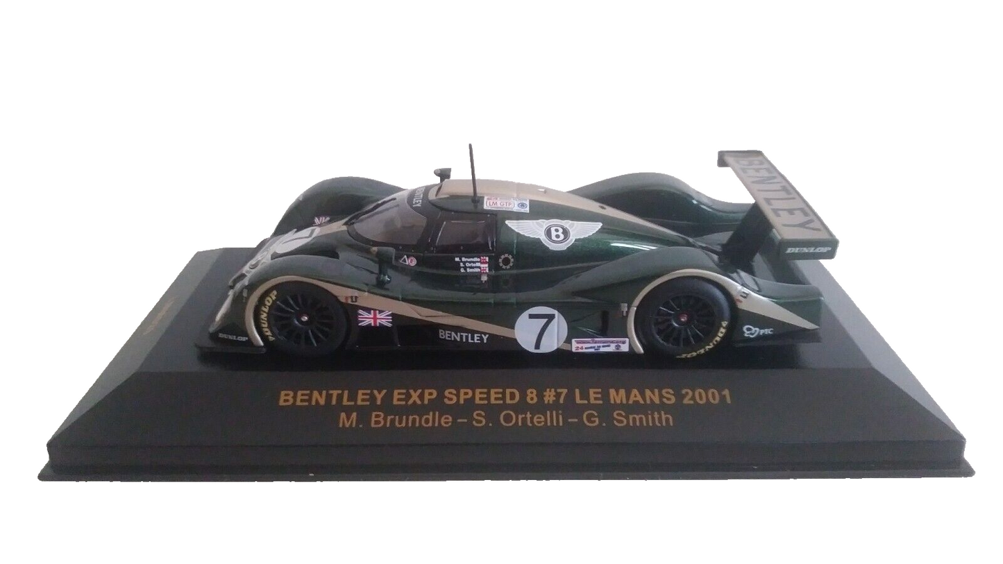 BENTLEY EXP SPEED 8 24H DU MANS 2001 IXO SCALA 1/43