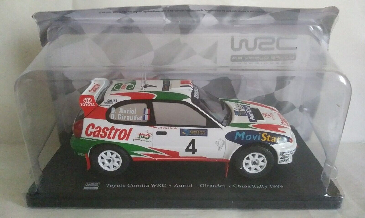 WRC FIA WORLD RALLY CHAMPIONSHIP 1:24 SCEGLI DAL MENU A TENDINA