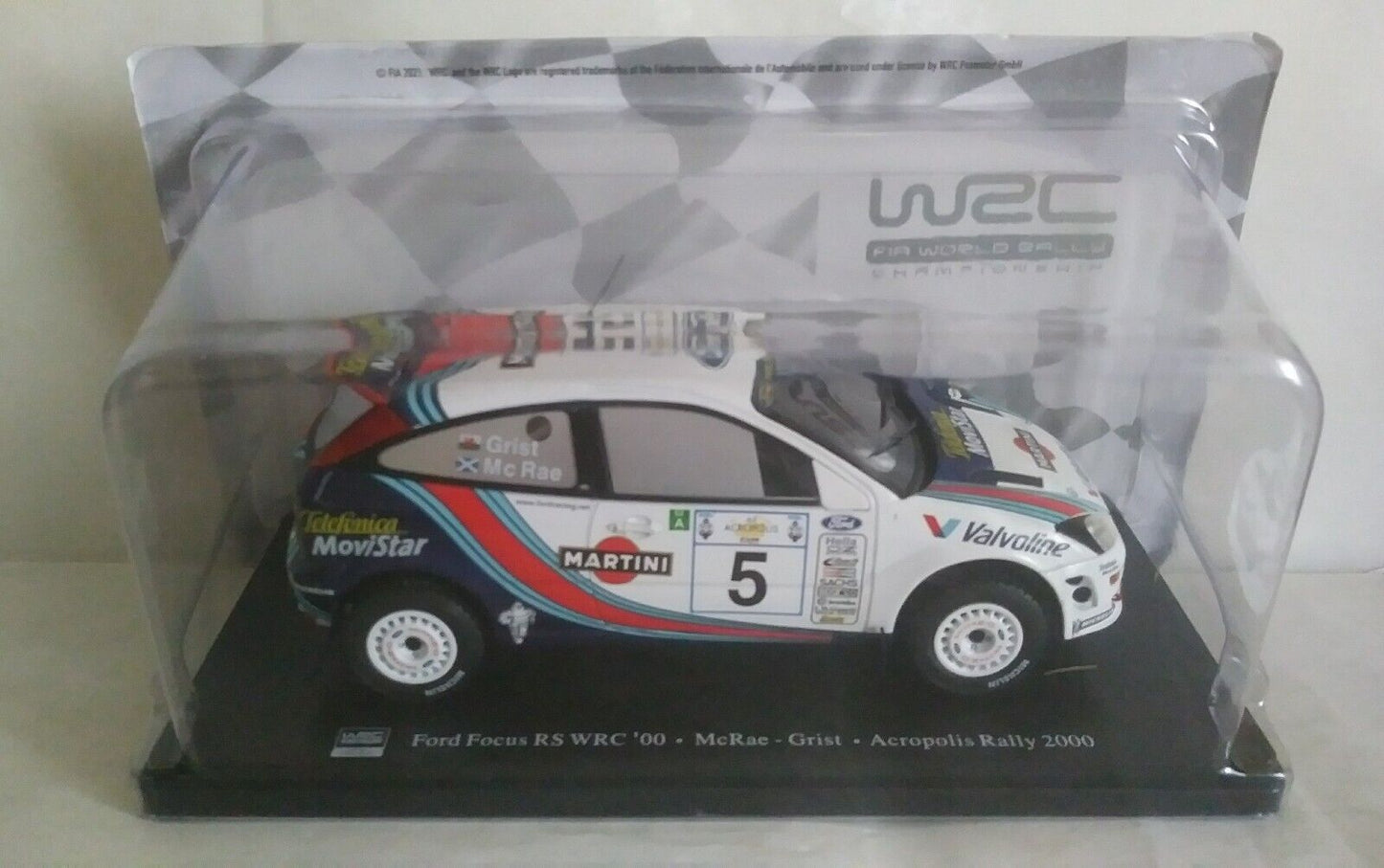 WRC FIA WORLD RALLY CHAMPIONSHIP 1:24 SCEGLI DAL MENU A TENDINA