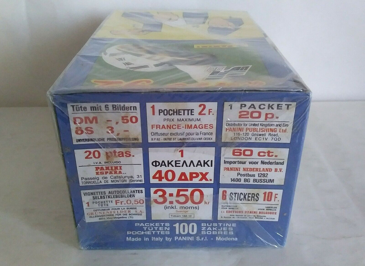 BOX SIGILLATO PANINI SCEGLI DAL MENU A TENDINA