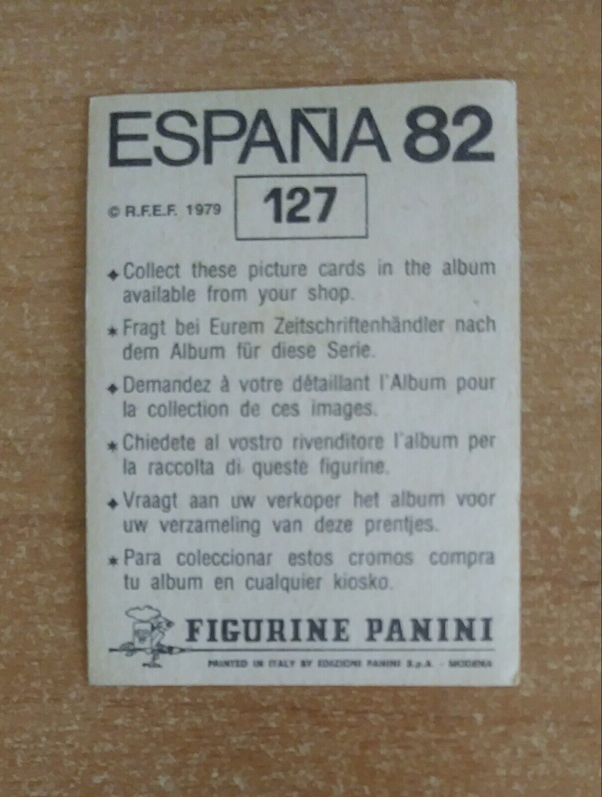 FIGURINE CALCIATORI PANINI ESPANA 82 SCEGLI DAL MENU A TENDINA