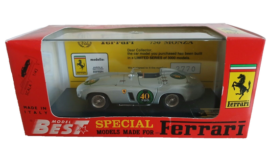 FERRARI 750 MONZA 40 ANNIVERSARIO 1994 BEST MODEL SCALA 1/43