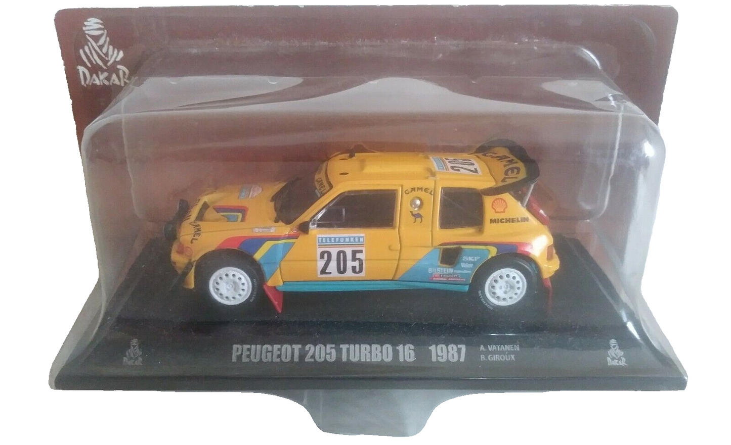 PEUGEOT 205 TURBO 16 1987 SCALA 1/43