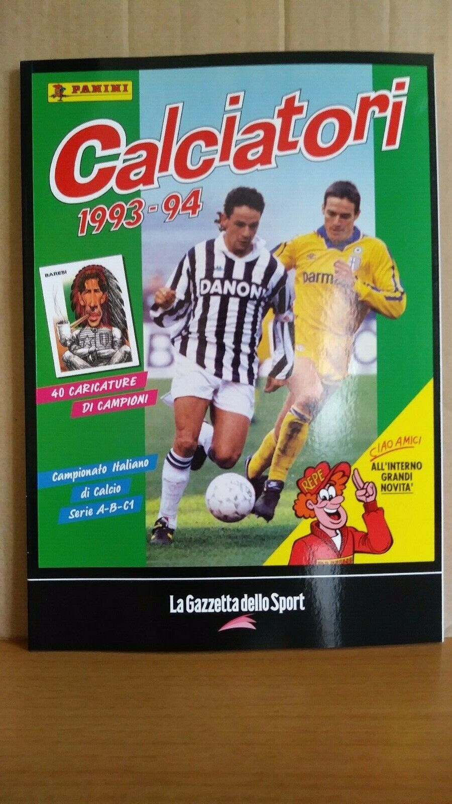 ALBUM CALCIATORI PANINI RISTAMPE LA GAZZETTA SCEGLI DAL MENU A TENDINA