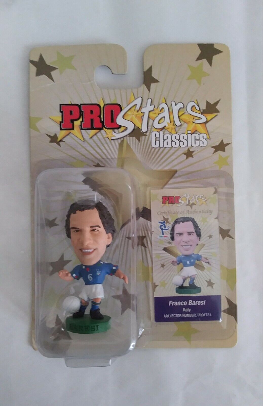 CORINTHIAN PROSTARS-SUPERSTARS SCEGLI LE ACTION FIGURES DAL MENU A TENDINA